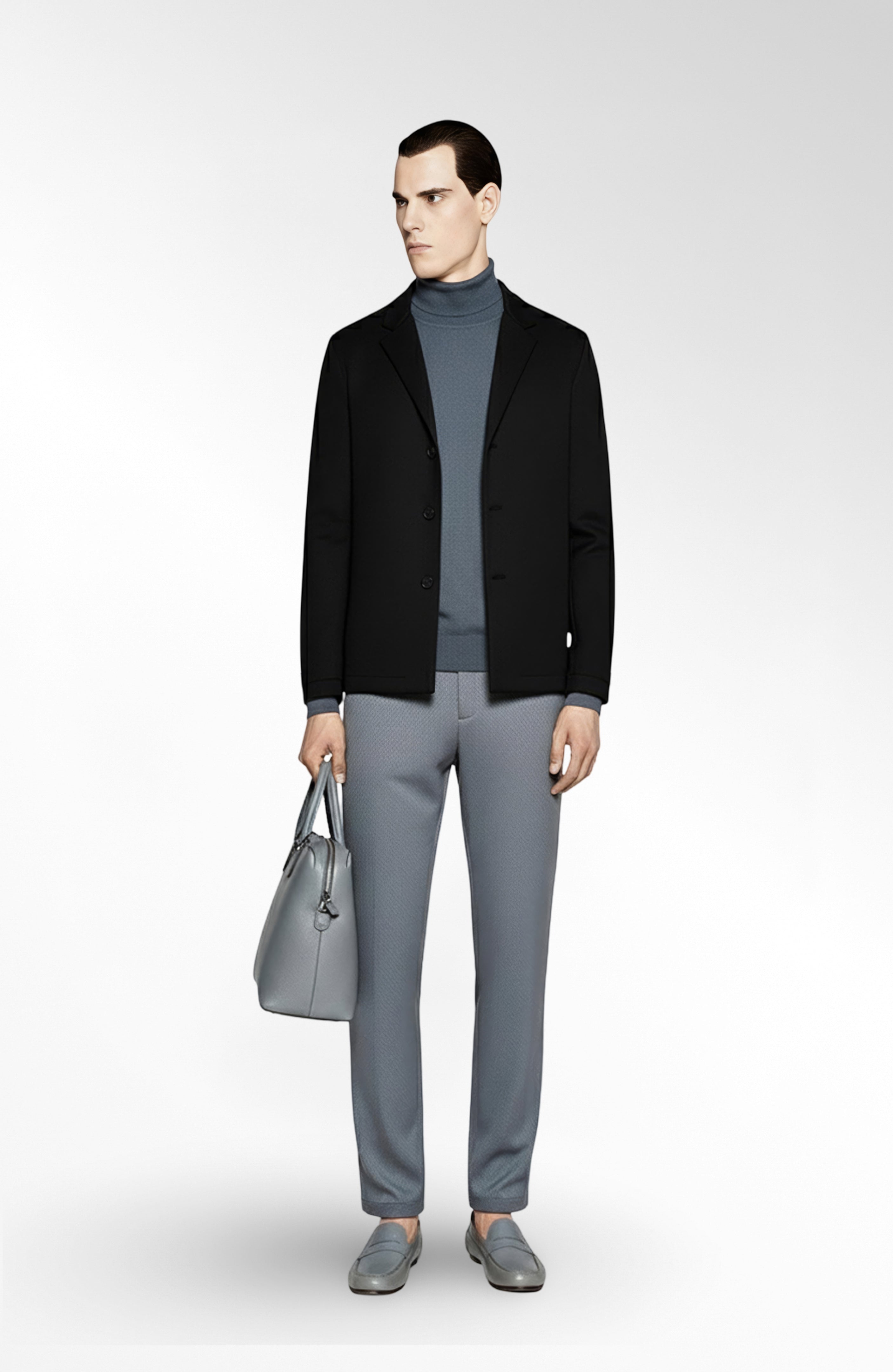 LAURENT JACKET CASHMERE BLACK