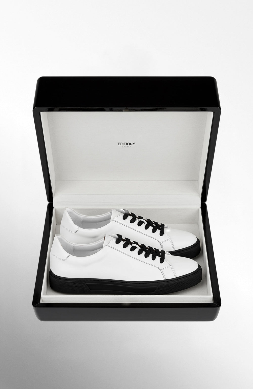 White Leather Sneakers – Streetwear Elegance for Men | EDITION Y