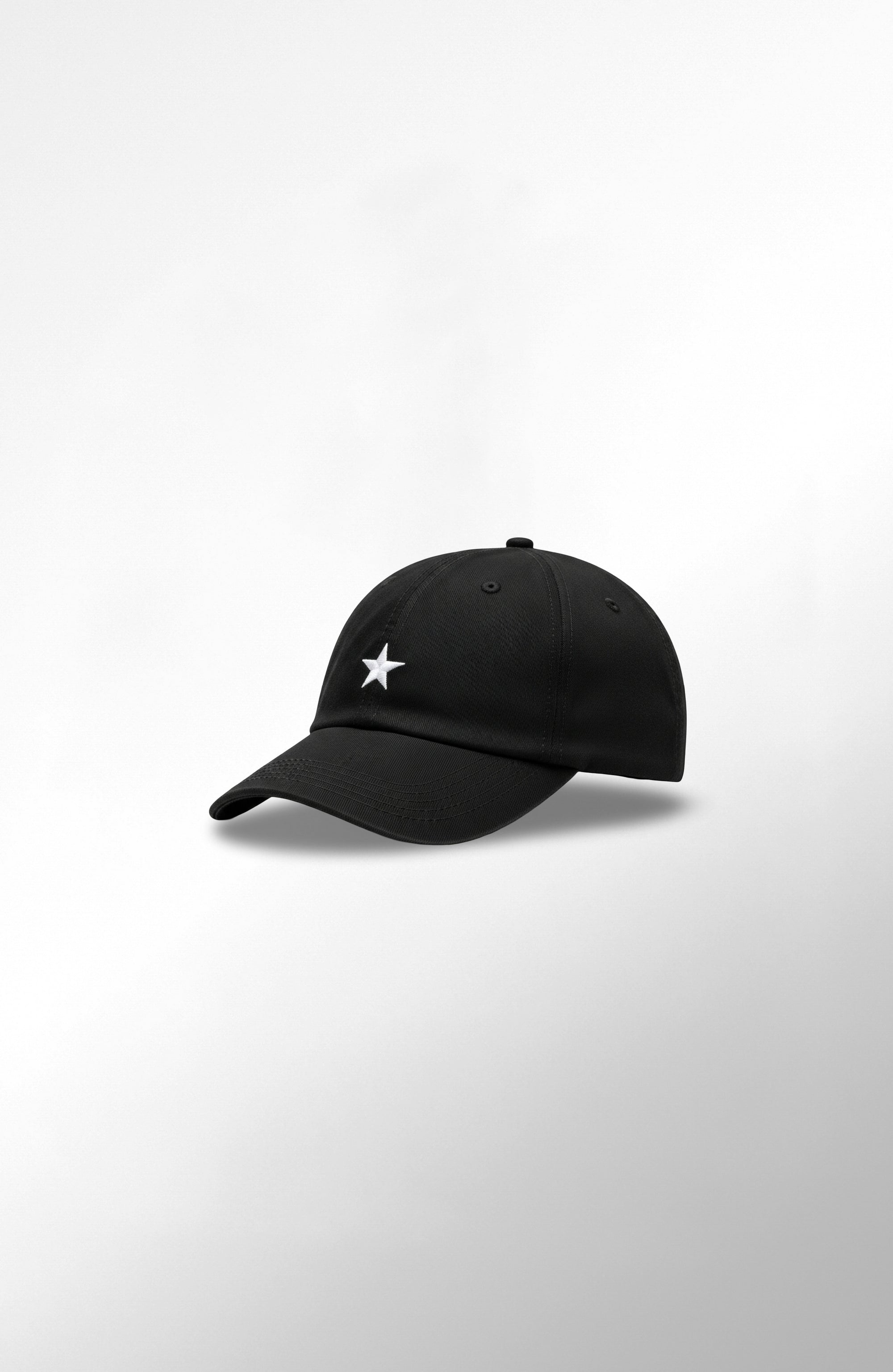 STAR BASEBALL CAP BLACK