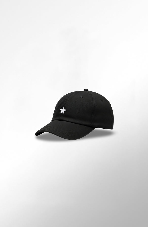 STAR BASEBALL CAP BLACK