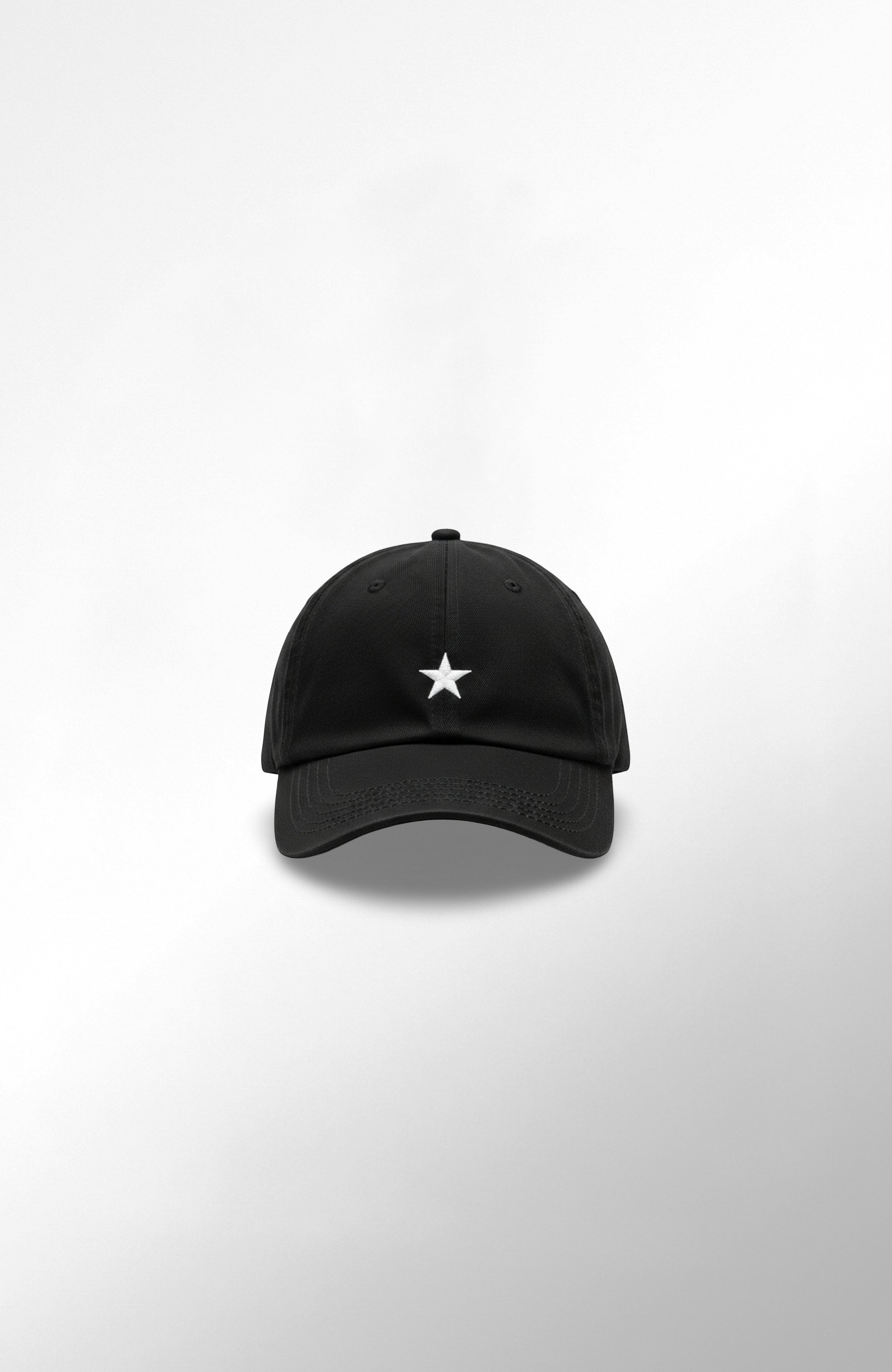 STAR BASEBALL CAP BLACK