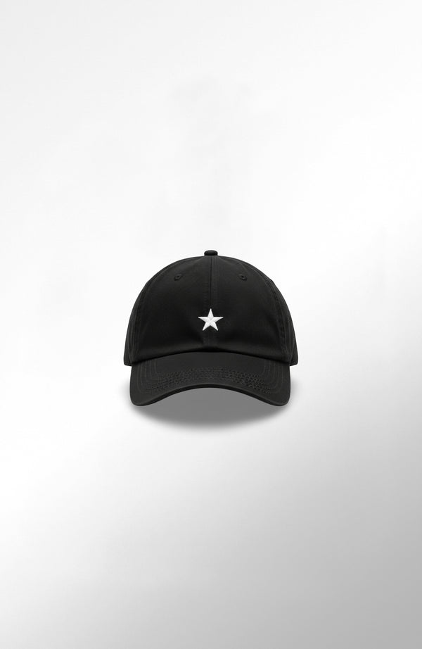 STAR BASEBALL CAP BLACK