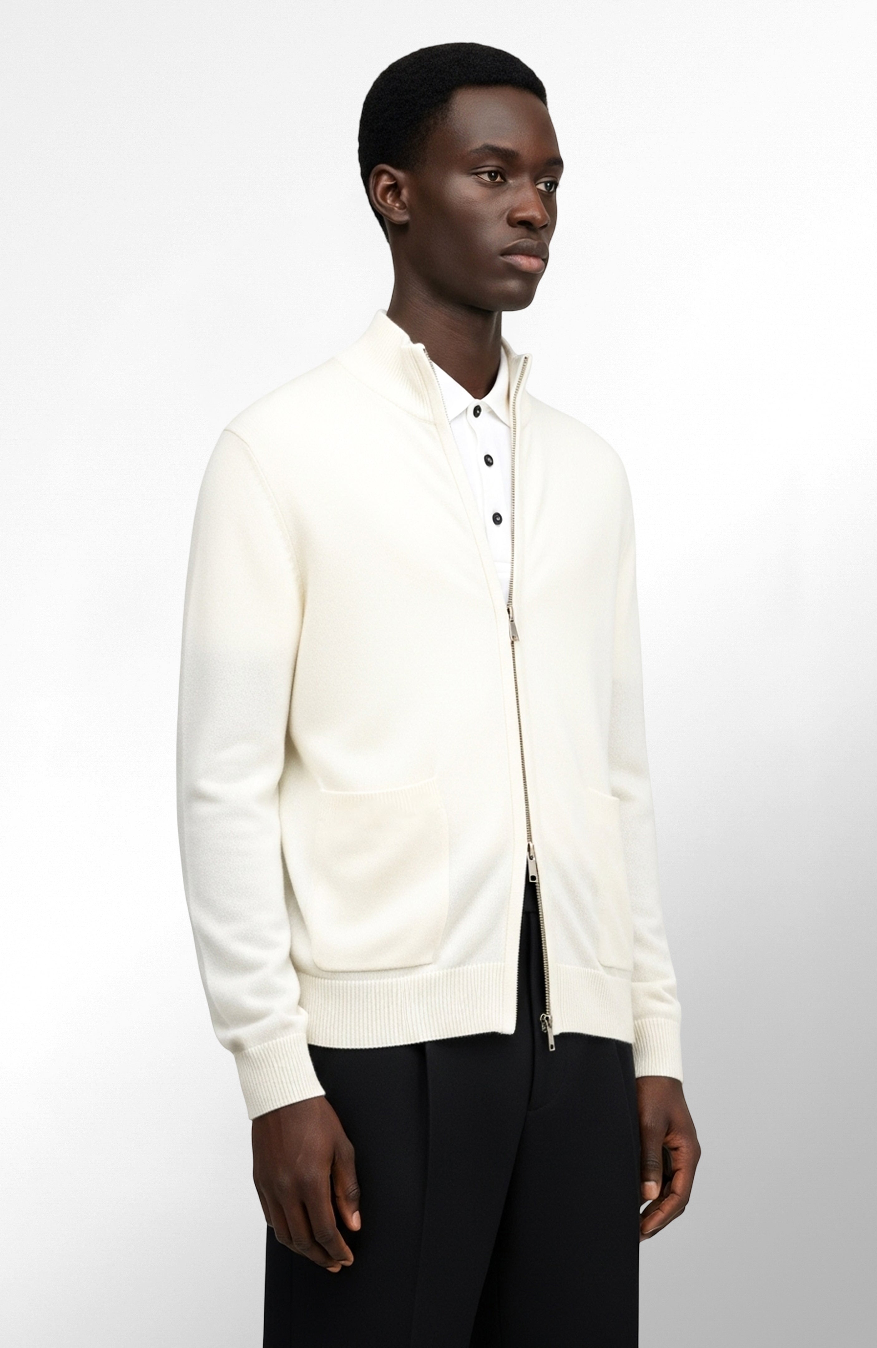 PINARDE CARDIGAN CASHMERE WHITE