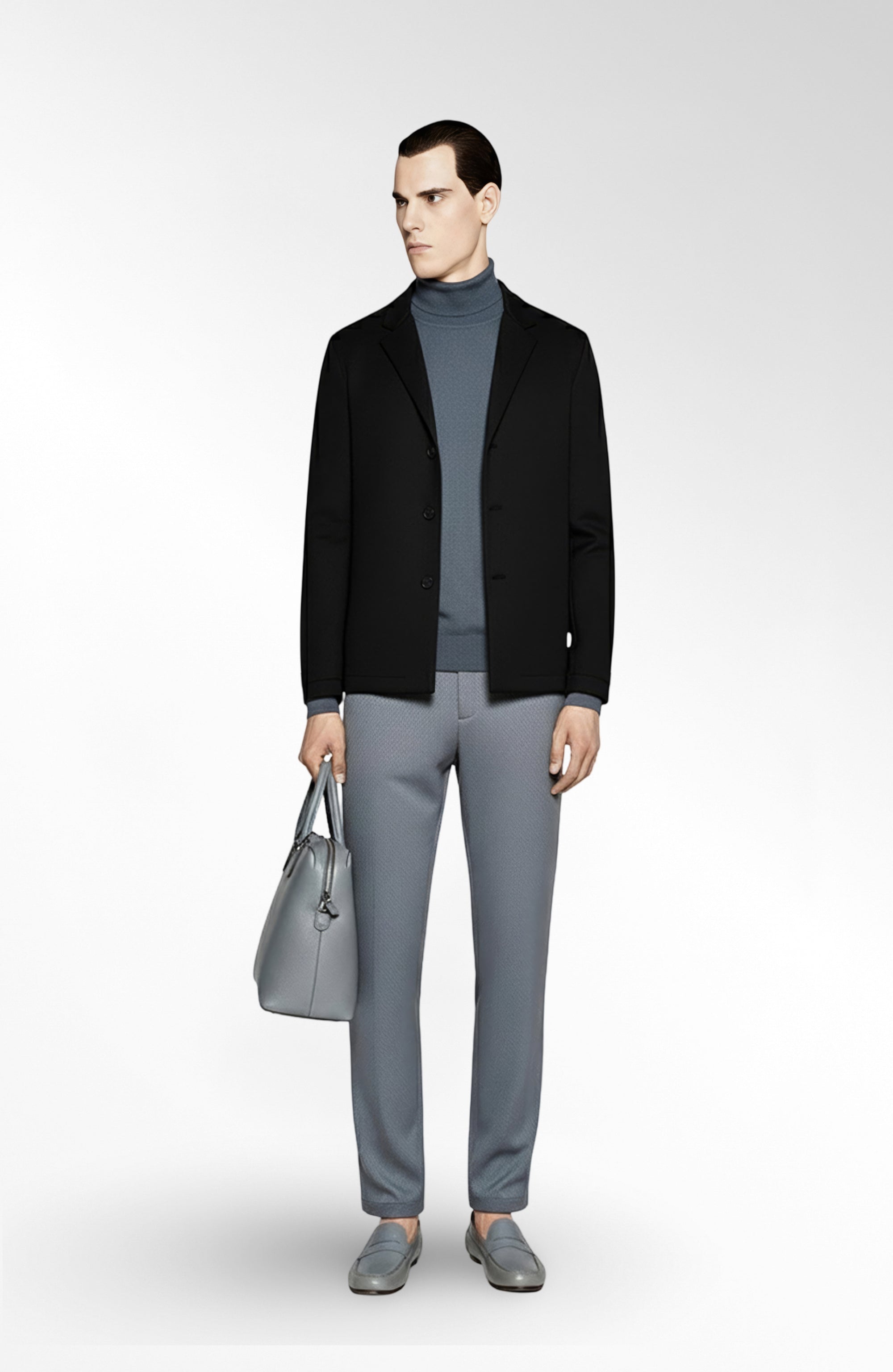 LAURENT JACKET CASHMERE BLACK