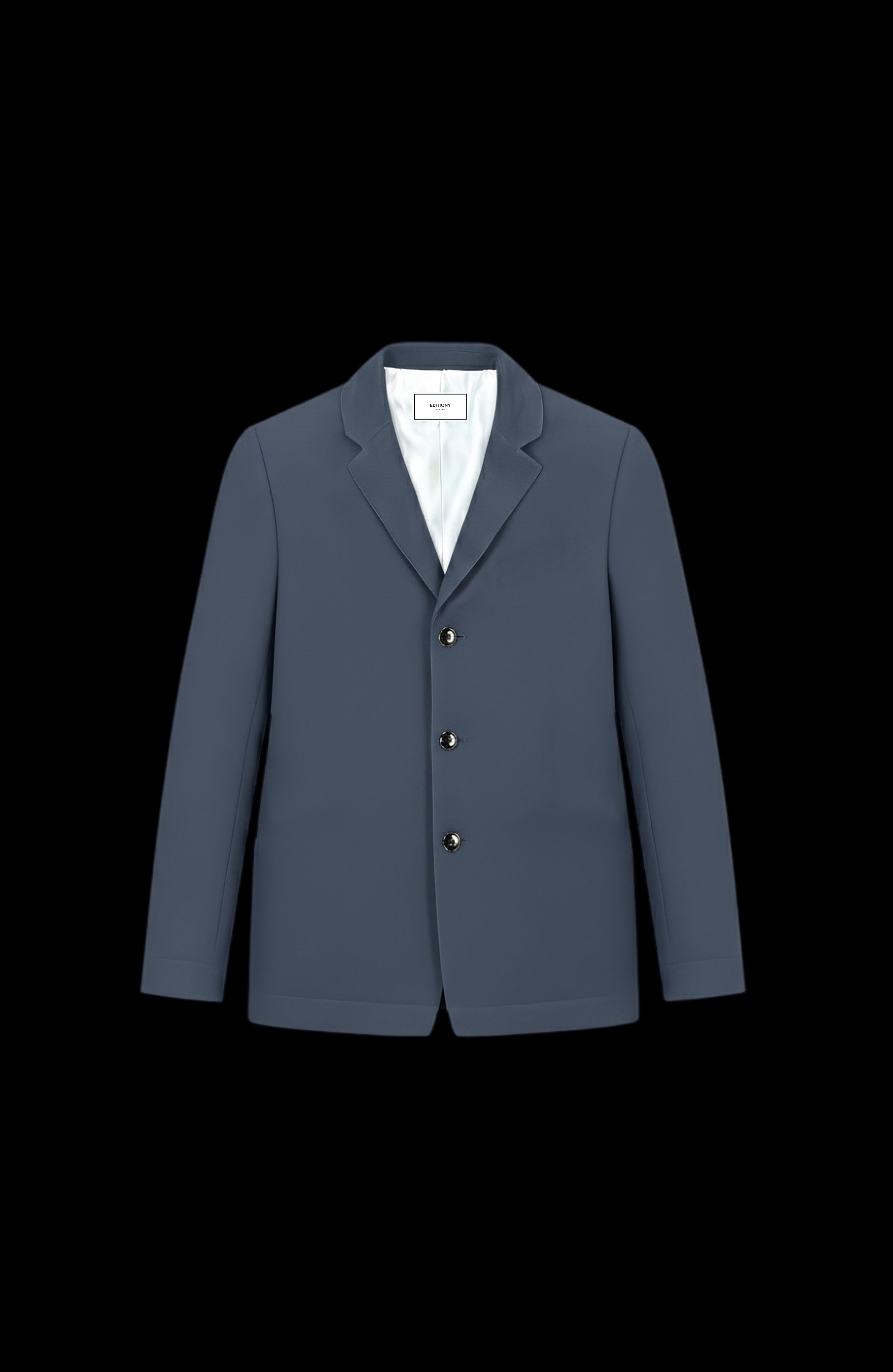 LAURENT JACKET CASHMERE SLATE-BLUE
