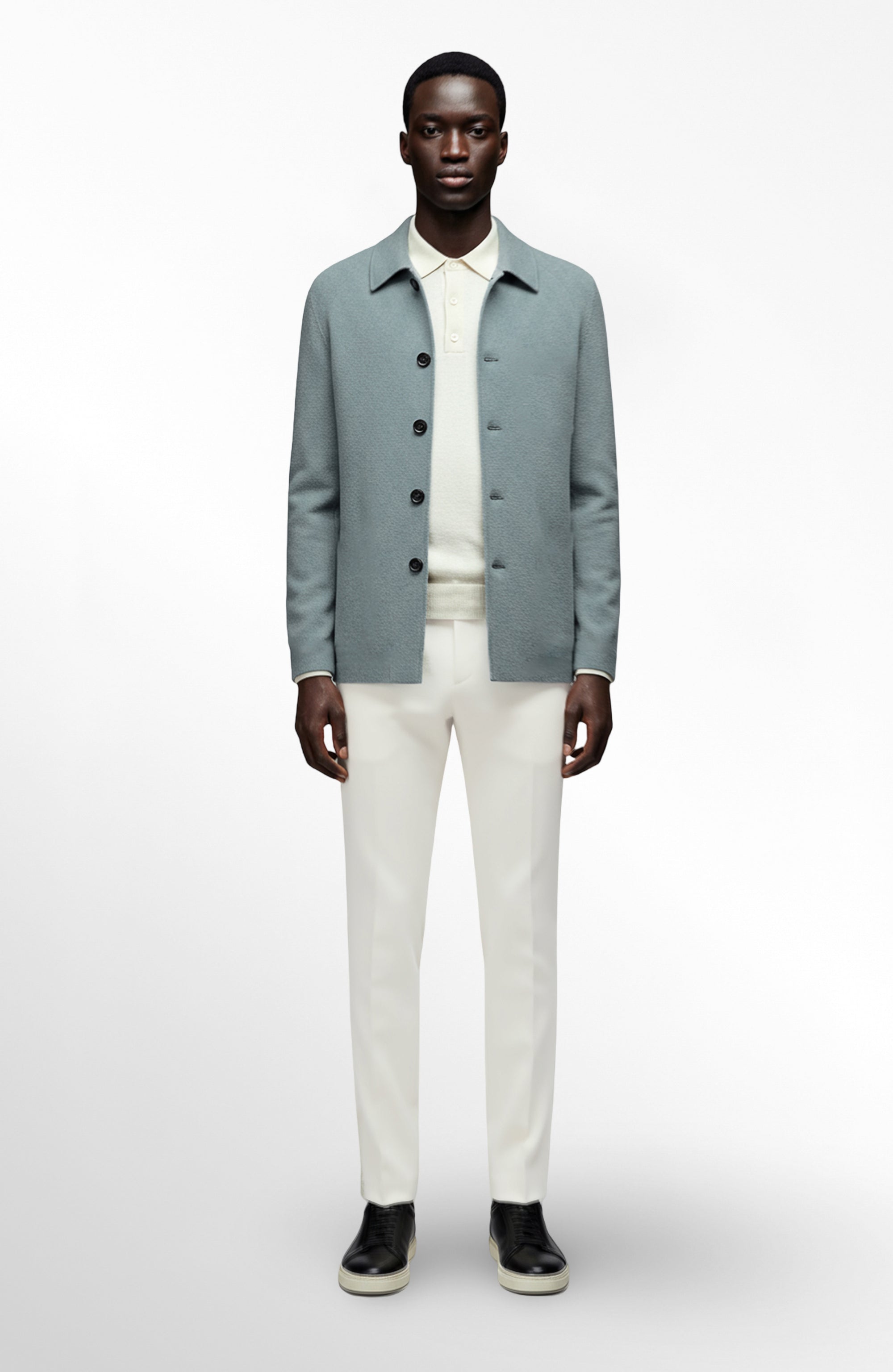 ŒUVRE CASHMERE CALFSKIN JACKET