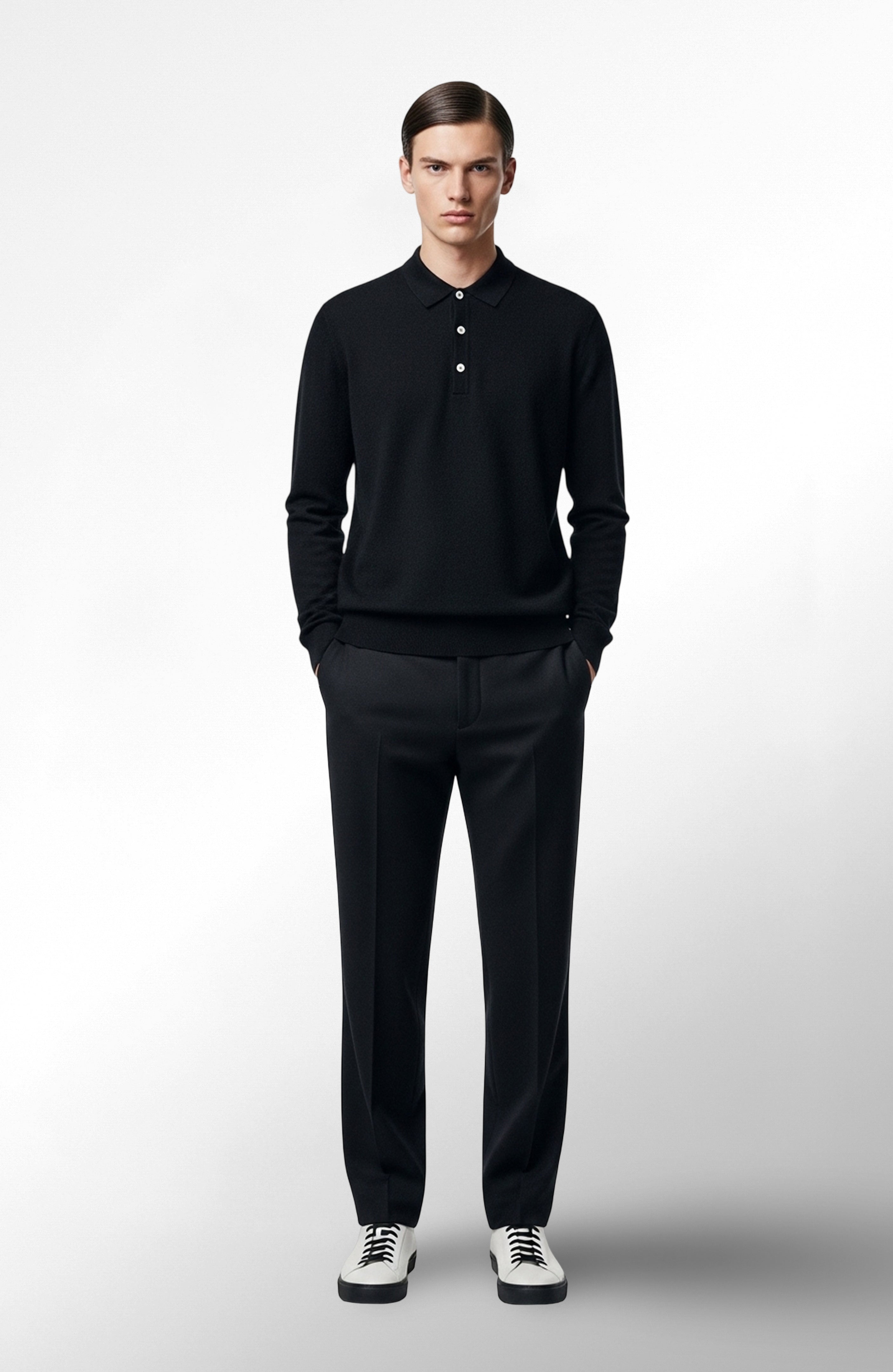 PINARDE POLO CASHMERE BLACK